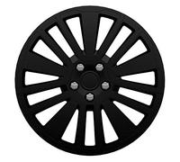 J-Tec Set di 4 Copricerchi Scuba SR 15 Pollici Nero