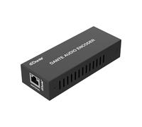 J-Tech Digital Encoder audio analogico Dante a 2 canali con PoE, ingresso audio bilanciato/sbilanciato e codificatore audio con regolazione del guadagno a 3 livelli [JTECH-DA2EP]