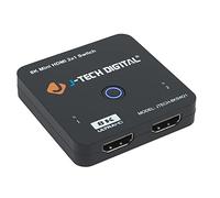 J-Tech Digital JTECH-8KSW21 - Interruttore HDMI 8K 2 in 1, 48 Gbps, 8 K, 60 Hz, 4 K, 120 Hz, HDR10, per Xbox PS5 BluRay con interruttore automatico