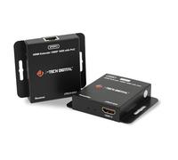 J-Tech Digital [JTECH-EX2 - Extender Ethernet HDMI 1080P 60Hz su singolo cavo Ethernet Cat5e/6/7 fino a 48,8 m, supporta PoC (Power Over Cable) audio digitale 3D Deep Color Zero perdita di segnale