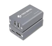 J-Tech Digital JTECH-UHC-4K30 - Adattatore convertitore da UVC a HDMI 4K 30Hz, da fotocamera USB a uscita HDMI con controlli su schermo, supporto live streaming, ricarica fotocamera, funziona con