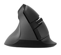 J-Tech Digital Mouse ergonomico per mancini con connessione wireless, batteria AA, ricetrasmettitore nano da 2,4 GHz, 800, 1200, 1600, 2400 DPI regolabile; compatibile con Windows e Mac OS [V628ML]