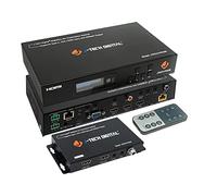 J-Tech Digital Multi Input 4K HDMI VGA USB-C Interruttore di presentazione w/HDBaseT Extension [JTECH-PS42B]
