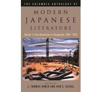 J. Thomas Rimer V The Columbia Anthology of Modern Japanese L (Copertina rigida)