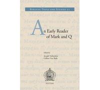 J. Verheyden An Early Reader of Mark and Q (Copertina rigida)