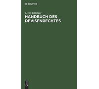 J Von Edlinger Handbuch Des Devisenrechtes (Copertina rigida)