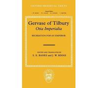 J. W. Binns S. E. Banks Gervase of Tilbury: Otia Imperialia (Copertina rigida)