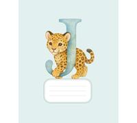 J - Wide Ruled Half Lined, Half Blank Exercise Book for Kids (Alphabet Collection)