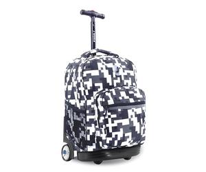 J World New York Sunrise Rolling Backpack Zaino Casual, 18 cm, 34.5 liters, Multicolore (Camo)