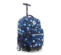J World New York Sunrise Rolling Backpack Zaino Casual, 18 cm, 34.5 liters, Multicolore (Night Bloom)