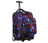 J World New York Zaino unisex Sundance per computer portatile, per scuola e viaggi, borsa da 50,8 cm, Galassia, Taglia unica, Sundance - Zaino con rotelle per laptop