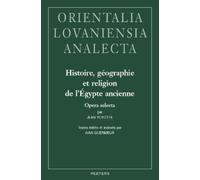 J. Yoyotte Histoire, géographie et religion de l'Égypte ancie (Copertina rigida)