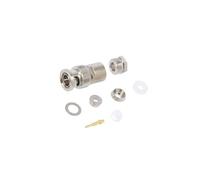 J01000B0608 Connettore BNC maschio dritto 50Ω avvitato (clamp) PTFE TELEGÄRTNER