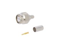J01010A0035 connettore TNC maschio dritto 50Ω collegamento a morsetto PTFE TE...