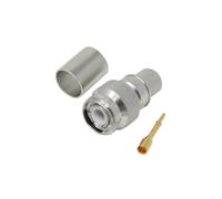 J01010A0049 connettore TNC maschio dritto 50Ω collegamento a morsetto PTFE TE...