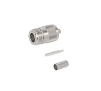 J01021A0063 Connettore N femmina dritto B2905,B9907,KX15,RG58C/U PTFE TELEGÄR...
