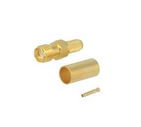 J01151A0611 Connettore SMA femmina dritto 50Ω RG142,RG223,RG400 PTFE TELEGÄRTNER