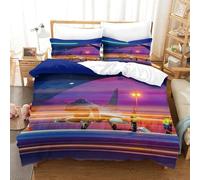 J10CE Caccia Biancheria Da Letto King（220x240cm） Morbida Microfibra Set Copripiumino, Confortevole Lavabile Chinese Battle-plane Set Di Biancheria Da Letto
