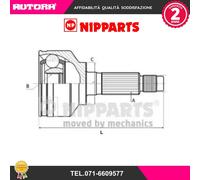 J2827015 Kit giunti, Semiasse (NIPPARTS)