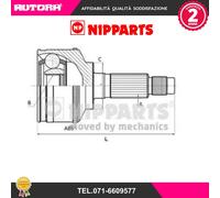 J2830501 Kit giunti, Semiasse (NIPPARTS)