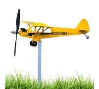 J3 - Segnavento a tema aeroplano, accessorio da giardino affascinante | Segnavento personalizzato per esterni, indicatore di direzione del, aeroplano artistico per giardino, patio, decorazione