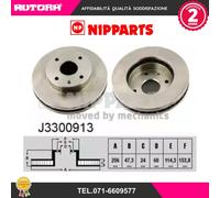 J3300913 Coppia disco freno anteriore (NIPPARTS)