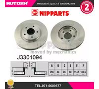 J3301094 Coppia disco freno anteriore (NIPPARTS)