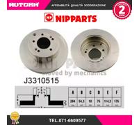 J3310515 Coppia disco freno posteriore (NIPPARTS)