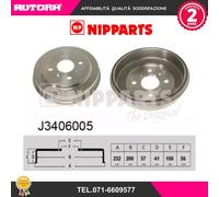 J3406005 Coppia tamburo freno posteriore (NIPPARTS)