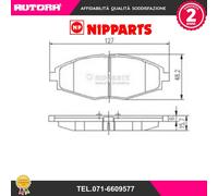 J3600909 Kit pastiglie freno, Freno a disco (NIPPARTS)