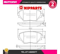 J3602095 Kit pastiglie freno, Freno a disco (NIPPARTS)