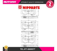 J3602109 Kit pastiglie freno, Freno a disco (MARCA-NIPPARTS)