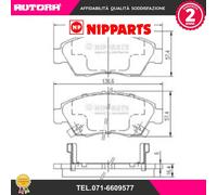 J3604033 Kit pastiglie freno, Freno a disco (NIPPARTS)