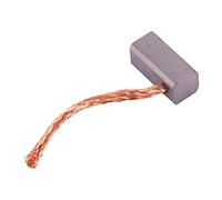 J435A 100 Pezzi 12V/24V Spazzole di Carbone per Motori 6x6x12.5mm Parti di Ricambio per Spazzole di Grafite a Basso Rumore per Motore del Ventilatore Elettronico Dell'automobile