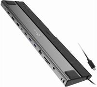 j5create JCD554-N replicatore di porte e docking station per laptop Cablato USB4 Nero, Grigio (USB4 TRIPLE 4K DISPLAY - DOCKING STATION) [JCD554-N]