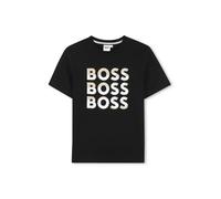 BOSS Maglietta beige / nero / bianco, Taglia 128