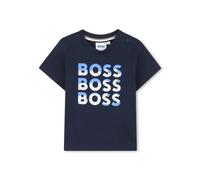 Boss T-shirt neonato maniche corte con logo blu 18m