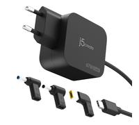 J5Create - 67W Gan Pd Usb-C Mini Charger With 3 Types Of Dc Connect... NUOVO