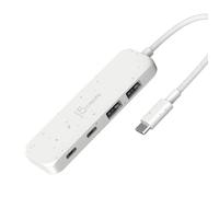 j5create Hub 4-in-1 (ecologico), 10Gbps 2 porte USB-A e 2 porte USB-C | Compatibile con MacBook Pro, MacBook Air, iPad, Mac Mini e altro ancora(JCH342EW)