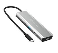j5create Hub multi-porta USB4-5 in 1 Hub USB4 con PD 85W/Dual 4K Display/DisplayPort 1.4/USB-A/USB-C per Macbook HP Dell Lenovo Surface Laptop e dispositivi Thunderbolt 3/4 e USB4 (JCD401)