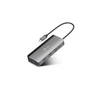 j5create Hub USB-C 4K a 144Hz HDMI con ricarica rapida da 100 W e porte flessibili. Supporta display 4K esteso per Windows e MacBook, USB-A x 3, USB-C x 4, HDMI (JCD362)