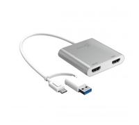 j5create JCA365-N Adattatore multi-monitor da USB-CÂ® a Dual HDMIâ„¢ (USB-C TO D