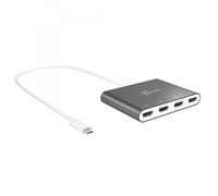 j5create JCA366-N Adattatore multi-monitor da USB-Câ„¢ a HDMIâ„¢ a 4 porte (J5CR