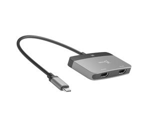 j5create JCA465-N Adattatore per display da 8K USB-C a Dual HDMI (8K USB-C TO DUAL HDMI DISPLAY - ADAPTER) NEW