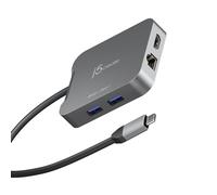 j5create JCD3191-N replicatore di porte e docking station per laptop Cablato USB 3.2 Gen 2 (3.1 Gen 2) Type-C Grigio - Nouvo