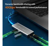 j5create JCD403-N Hub multiporta 8K USB4 (USB4 8K MULTI-PORT HUB SPACE - GREY) NEW