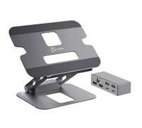 j5create JTS427-N Supporto per docking station Dual 4K multiangolo
