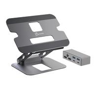 j5create JTS427-N Supporto per computer multiangolare con dock e doppio 4K - Nouvo