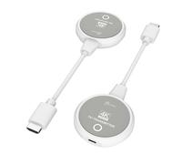 J5create JVAW75-N moltiplicatore AV Trasmettitore e ricevitore AV Grigio, Bianco