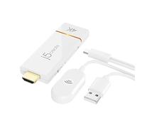 j5create ScreenCast 4K Wireless Adapter Screen Cast da telefono cellulare tablet o laptop Supporto per AirPlay Miracast&Chromecast Mirror Extend per Windows&macOS Wireless Screen Display (JVAW76)